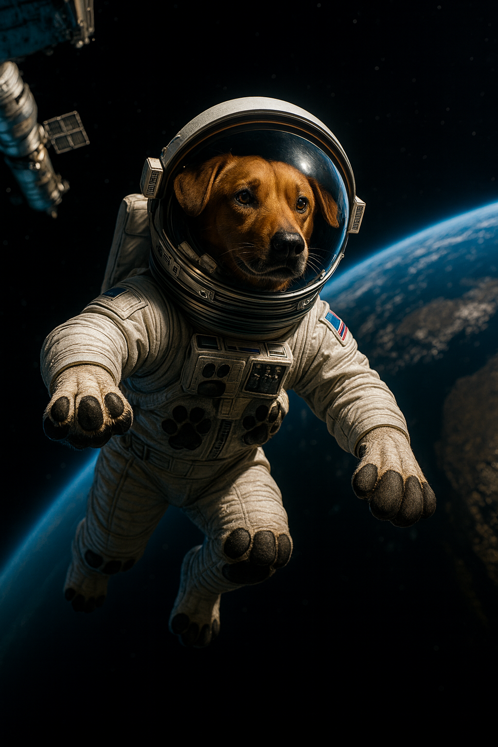 Neonfarbenes Cyberpunk-Portrait